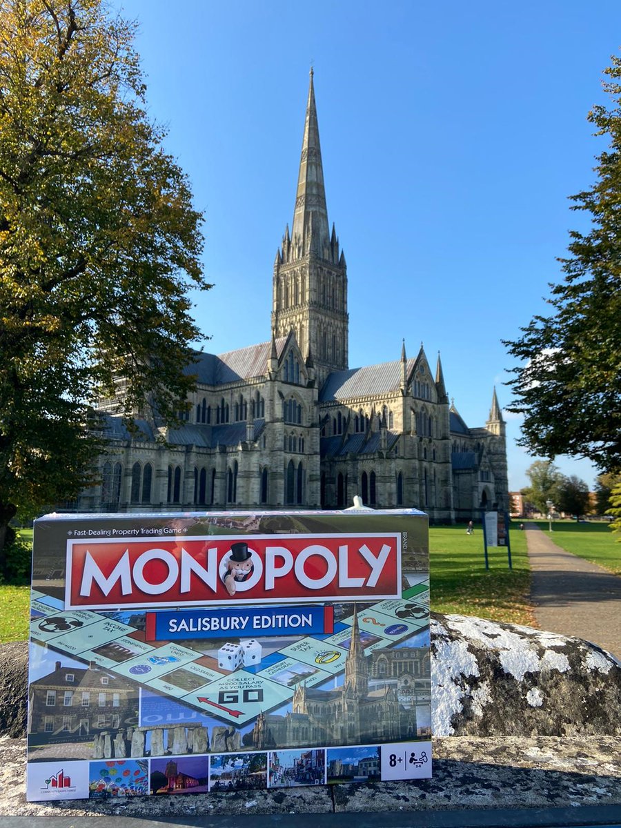 The new Salisbury Monopoly is here, featuring iconic landmarks around #Salisbury. And we've got a copy of the brand new game to #giveaway!

Retweet and follow us for your chance to #WIN

Winner announced 4pm, Friday 16 Oct. T&amp;Cs > bit.ly/34XLG2I

#timeforwiltshire