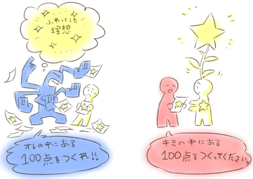 前者の経験から得るものもあるが、個人的には後者が好き。#例の漫画 