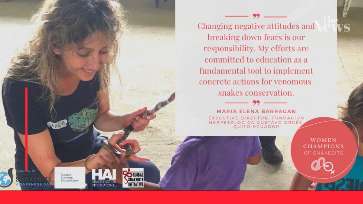 Nobisch's tweet photo. I am sharing the work and involvement of indigenous communities in creating better capacity to respond to snake-bite accidents in Ecuador #BDF20TC #ConservationOptimism https://t.co/gr5rI6tAcx