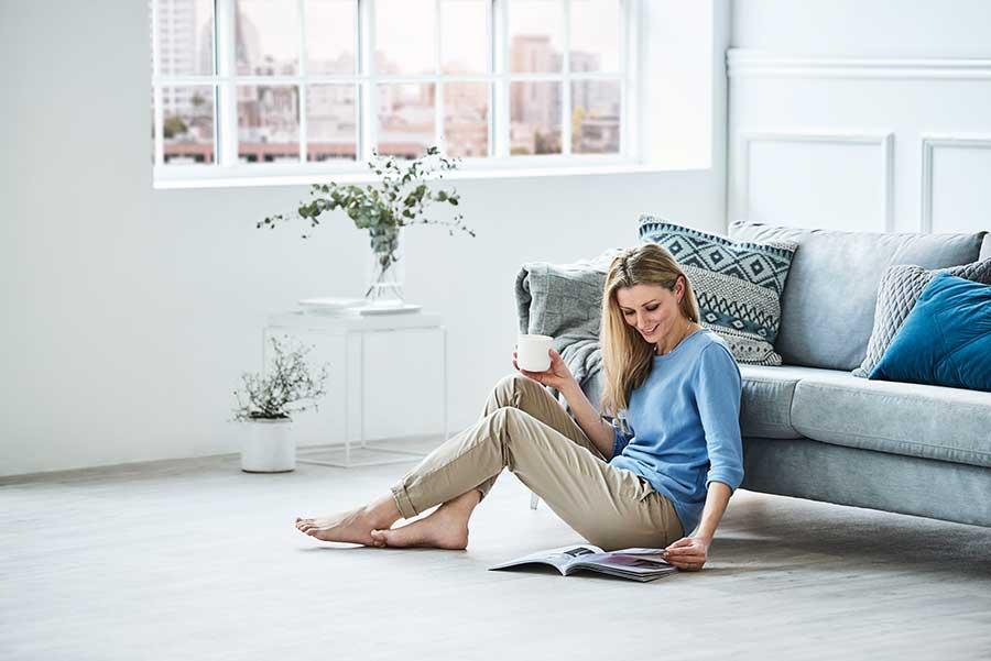 Bedarfsorientiert heizen mit Einzelraumregelung
Morgens und abends angenehme 24 Grad im Badezimmer, tagsüber mindestens 20 Grad im Wohnzimmer, im Schlafzimmer ausreichende 17 Grad.

 ⬇️  ⬇️  ⬇️ 
in-wohnen.de/smart-home/art…