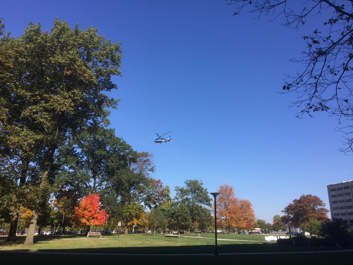 NeedleDriver's tweet photo. Watching our @PennStHershey #LifeLion helicopters come and go never gets old for me. This team does such an important job for the hospital and patients in need. #PictureYourselfHere. https://t.co/2DI7BBIWhz