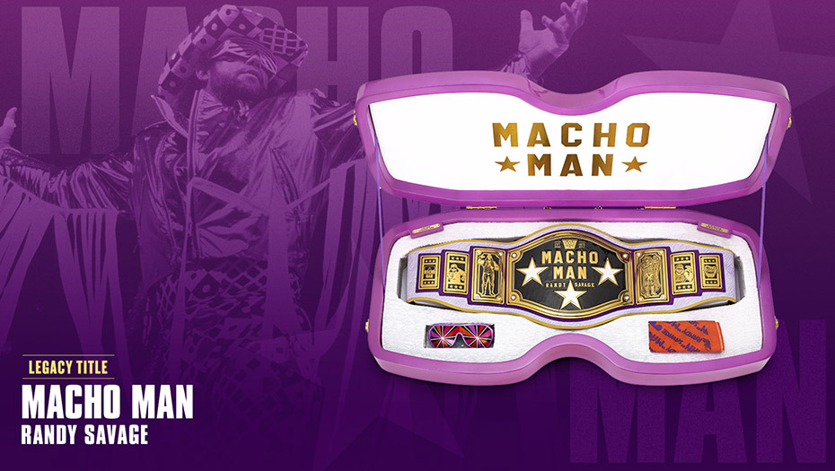 WWE's tweet image. Oooh, yeah! @WWEShop is celebrating the career of #MachoMan #RandySavage with an exclusive limited-edition Legacy Series title! Only 500 were produced: real leather strap, 12 @swarovski crystals, individually numbered &amp;amp; comes in a custom sunglasses case.

ms.spr.ly/6019T0KfR