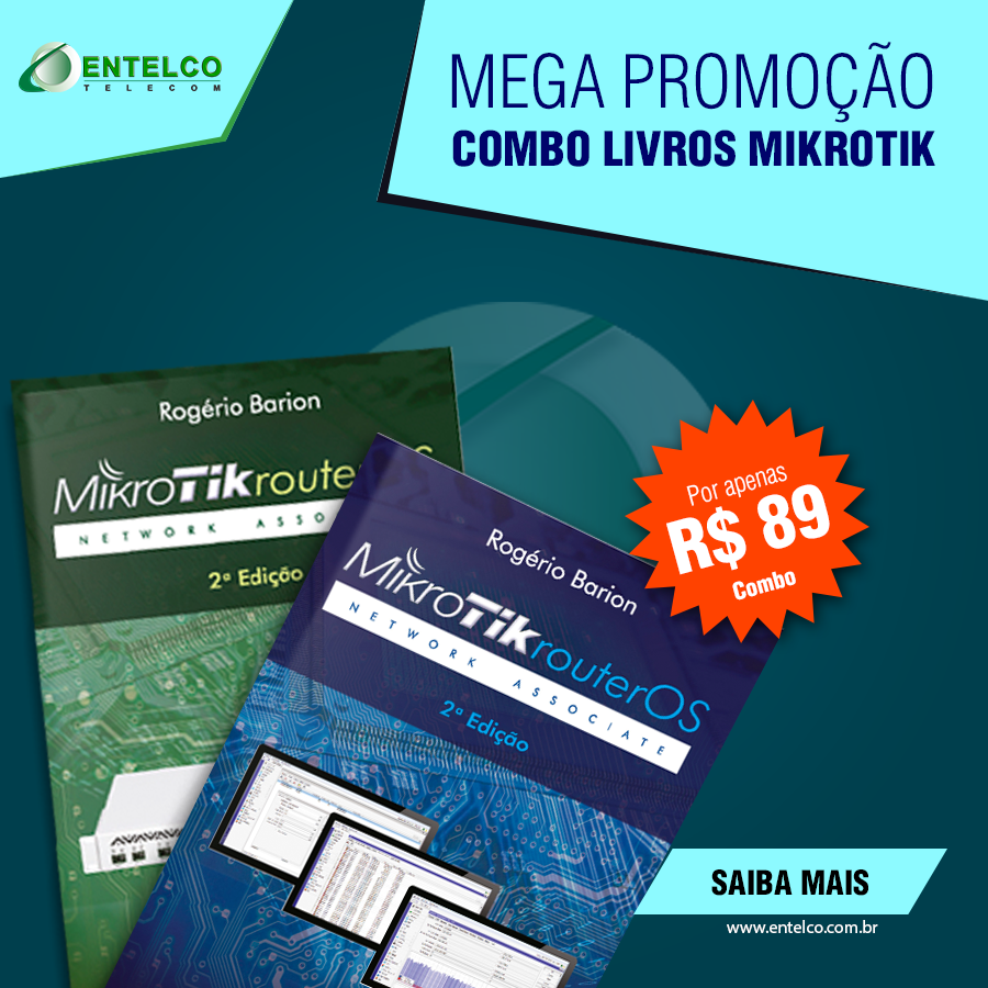 entelco's tweet photo. Guia Prático MikroTik. Do Básico ao Avançado.⠀
Compre agora: https://t.co/kUOOl2lh6V⠀

O Manual Técnico Passo a Passo em Português. ✍ ⠀
��
#livromikrotik #mikrotik #routeros #mikrotikpassoapasso #guiamikrotik #manualmikrotik https://t.co/FlRD2a0riT