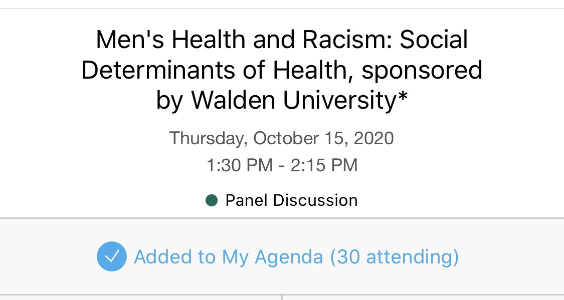 IanSaludares_RN's tweet photo. @AAMN_Nursing panel discussion on #MensHealth #Racism #SocialDeterminantsOfHealth #AAMN2020 #ThisAintNoZoomMeeting https://t.co/q62zldHe1p