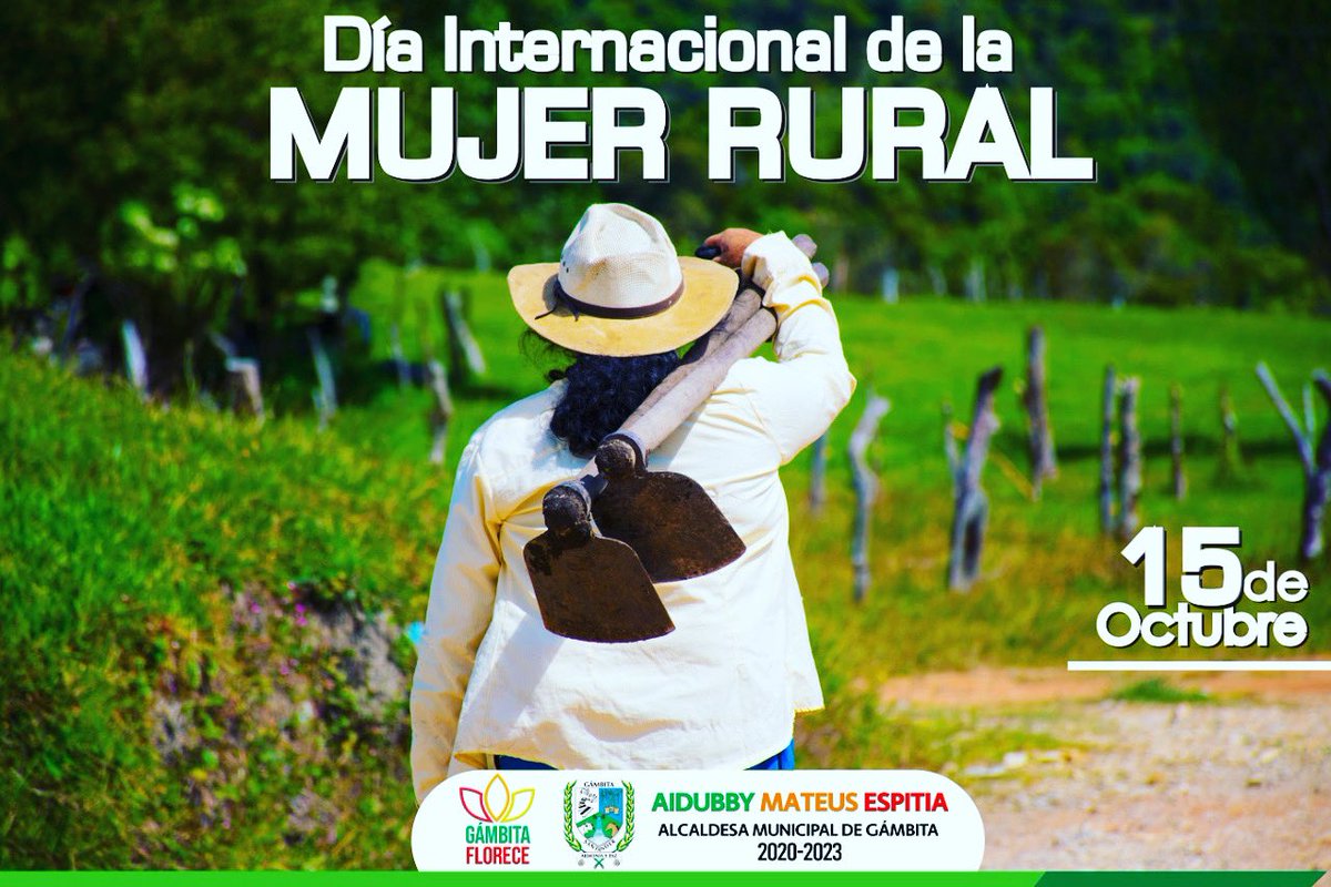 gambitaflorece's tweet photo. 👩🏻‍🌾Feliz día a todas la Mujeres rurales gambiteras que nos enorgullecen día a día! 💐

Ellas son quienes con su trabajo impulsan el desarrollo, la seguridad y soberanía alimentaria y mientras todo eso ocurre cuidan a sus familias y transforman el mundo. #Heroínas 

#GámbitaFlorece https://t.co/h2rWauPSHd