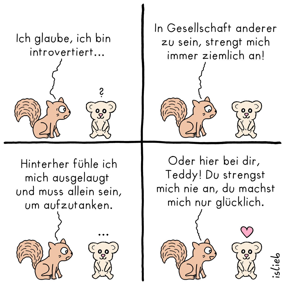 Islieb's tweet photo. Introvertiert https://t.co/3OOb75ASvg