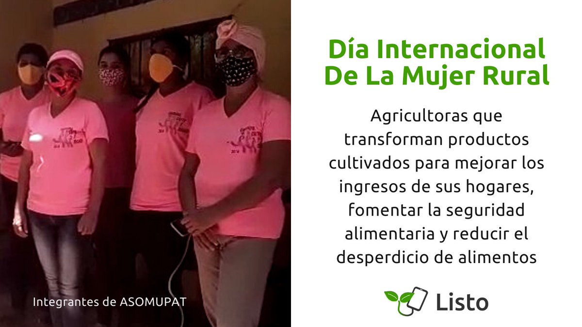 En el #DíaInternacionalDeLaMujerRural destacamos el trabajo de ASOMUPAT, un colectivo de mujeres en el departamento de Bolívar, que transforma productos agrícolas para enriquecer las dinámicas económicas y sociales de su comunidad 👏