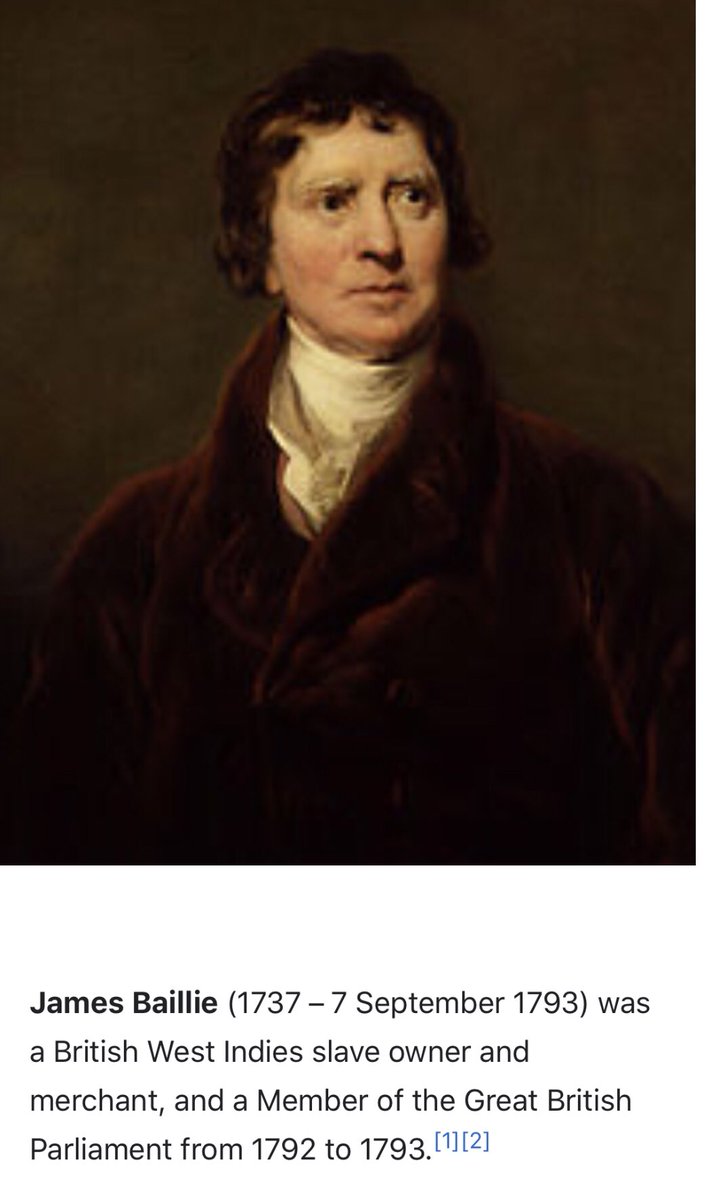 Abolitionists: Wilberforce, Equiano, Clarkson. Slavers: Dundas + lnverness’ James Baillie. Evan Baillie (MP, Bristol), Dundas helped his slavery business. Dundas was surely not an ‘abolitionist’ because James (MP) said, abolitionists are “ill-informed, ignorant and low men”...