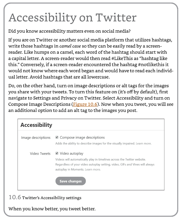 Folami03858485's tweet photo. Michele Eaton explains how to use accessibility features on Twitter @micheeaton 

@lfuinihetten #mceoi #mcoei https://t.co/eGg8sUAF8S