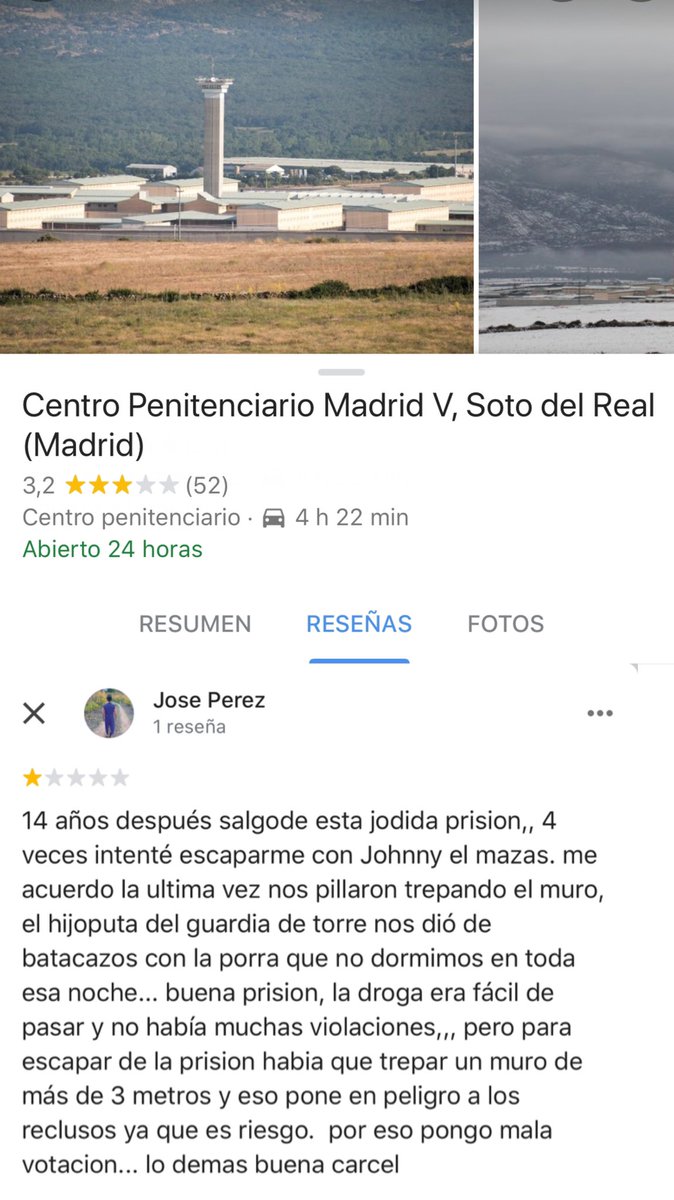 ceciarmy's tweet photo. La mejor review de una cárcel https://t.co/Fg4fhX2E8c