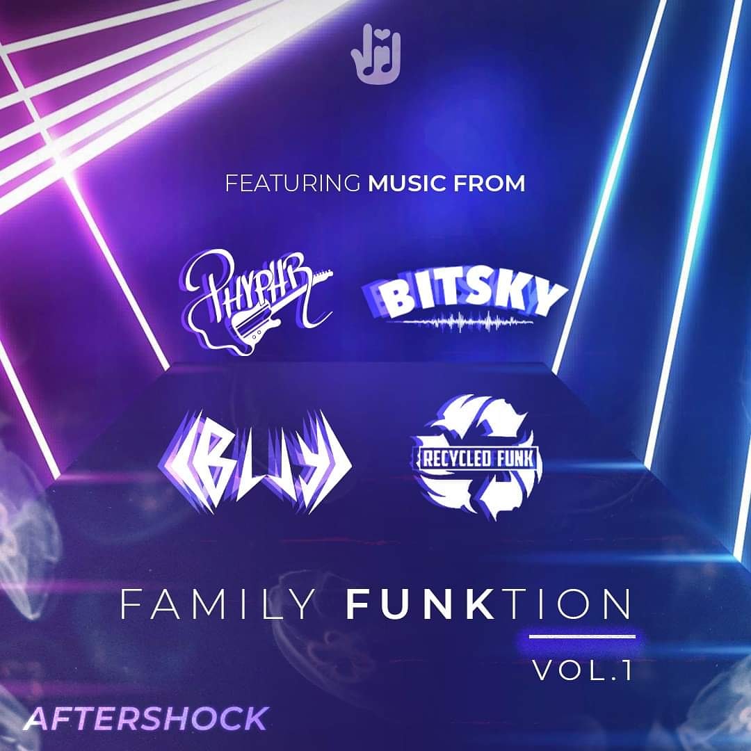 recycled_funk's tweet photo. @AfterShockFam Family Funktion mix is going live in less than 10! 👀

https://t.co/87pjpr0Lp0 https://t.co/It5aQpReyX