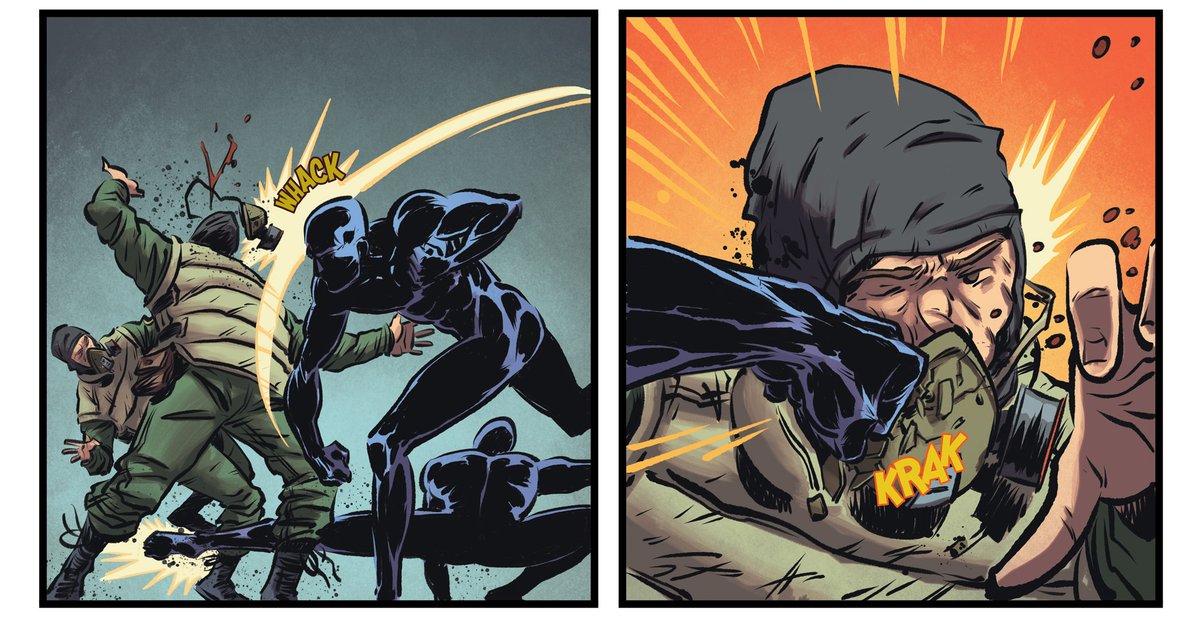 bely_edinorog's tweet image. Couple pannels from Border Post.

Story: Sergei Lukianenko
Script: Dmitry Eletsky 
Art: Abylai Kusainov
Color: Sergei Nazarov
Lettering: Bely Edinorog

#lettering #Lukianenko #borderpost #russiancomics