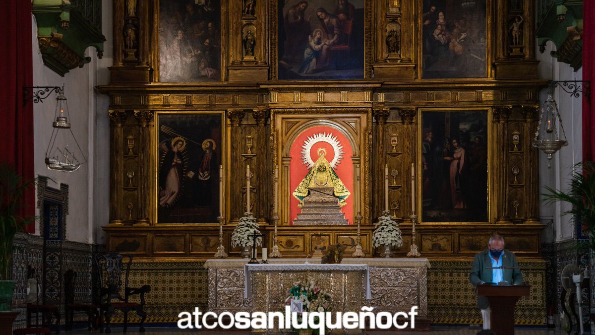 ⛪️ La primera plantilla del Atlético Sanluqueño C. F. realiza la tradicional ofrenda a nuestra Patrona, la Stma. Virgen de La Caridad, antes de comenzar la nueva temporada. 

Agradecemos a la <a href="/Hdad_Caridad/">Hdad. de la Caridad</a> por recibirnos una temporada más con tantísimo cariño.