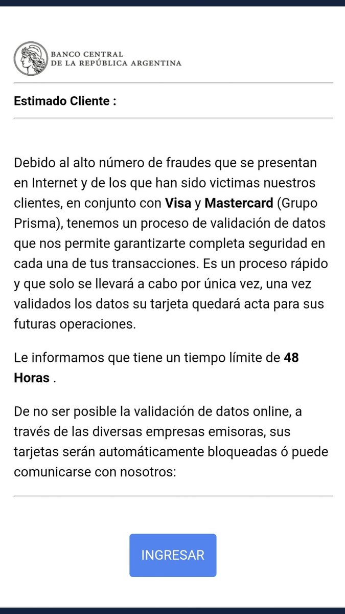 Gente ! Ojo con esto q es falso !