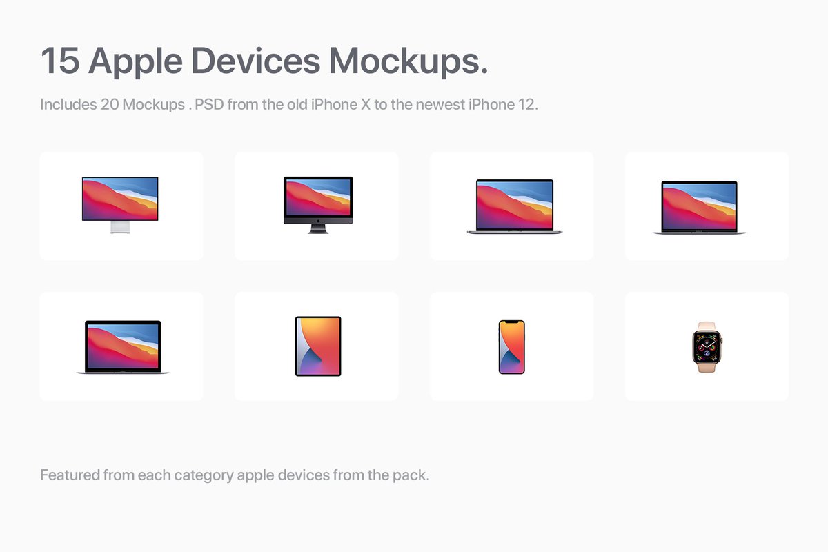 asylabofficial's tweet photo. #appledevices #xdrdisplay #bundle #imacpro #iPhone12 #iPhone12Pro #5k #mockup #psd #psdmockup #GraphicDesign #iphonemockup #iphone  #userinterface #uiux #ui #presentation #uidesign #apple #ios #macos Apple Devices 15 Mockups 2020 - 5K - PSD. More info -> https://t.co/qOhs308vq2 https://t.co/pcMG6qCFB8