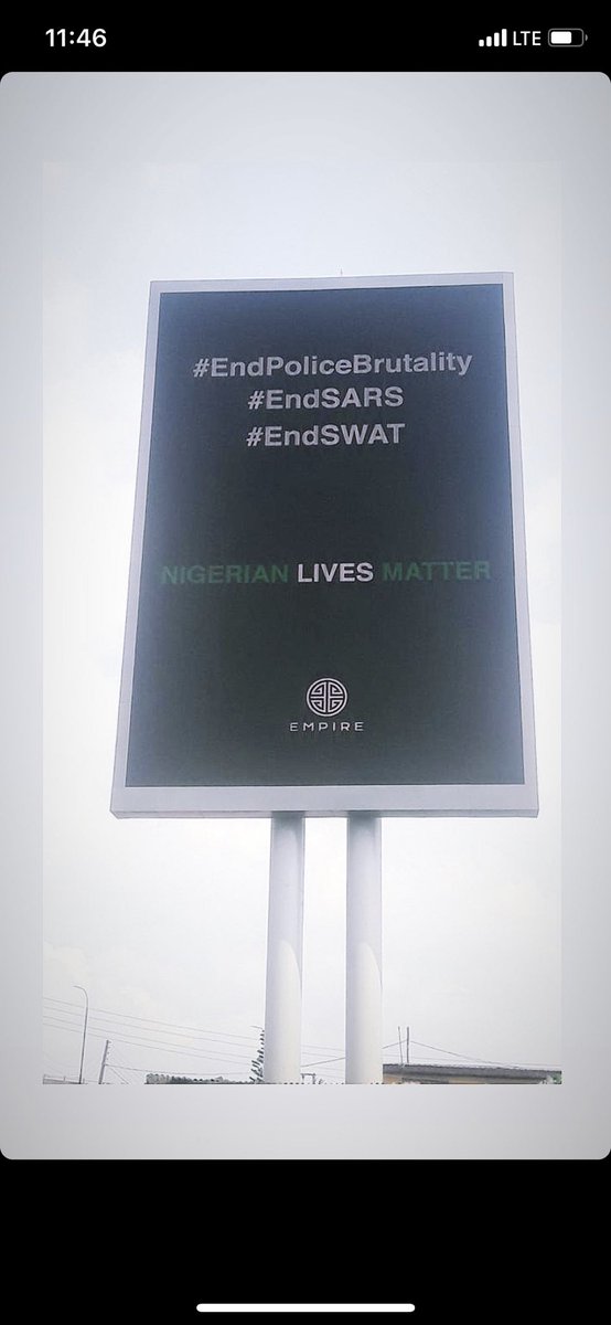 FinityFarm's tweet photo. We support #EndSWAT #EndSARS @empire https://t.co/n6FIqoLpBC