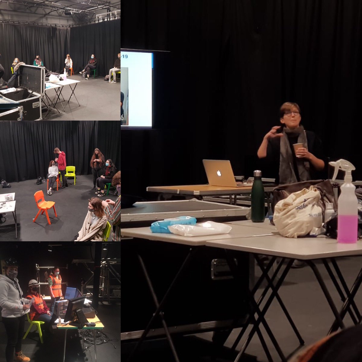 GsaLinks's tweet photo. This week we had Vikki Hill & @ZoeAMilton in teaching the newly acquired “covid compliant” way of mic fitting. #gsasound
@G_at_GSA_Sound @ASDesigners @The_GSA https://t.co/eyCTGjStnc
