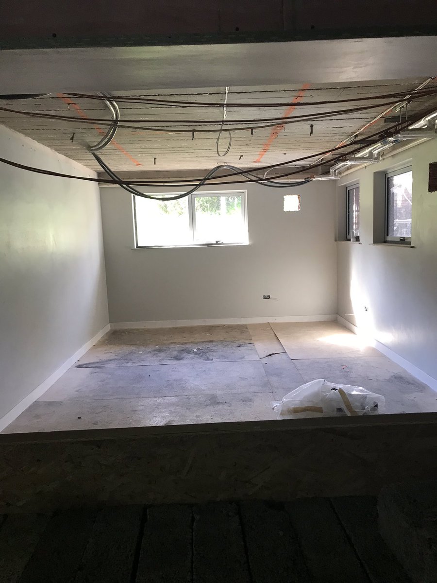 Great progress on phase 2 of Pontypridd Fire Station refurb. Ground floor is all going back together. Walls being built and kitchen fitting to start next week! Looking forward to completion👍😊