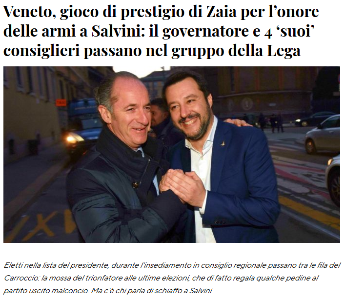 ccPinachet's tweet photo. La carità di #Zaia a #Salvini...

#Matteostaisereno https://t.co/WhviPt8iqo