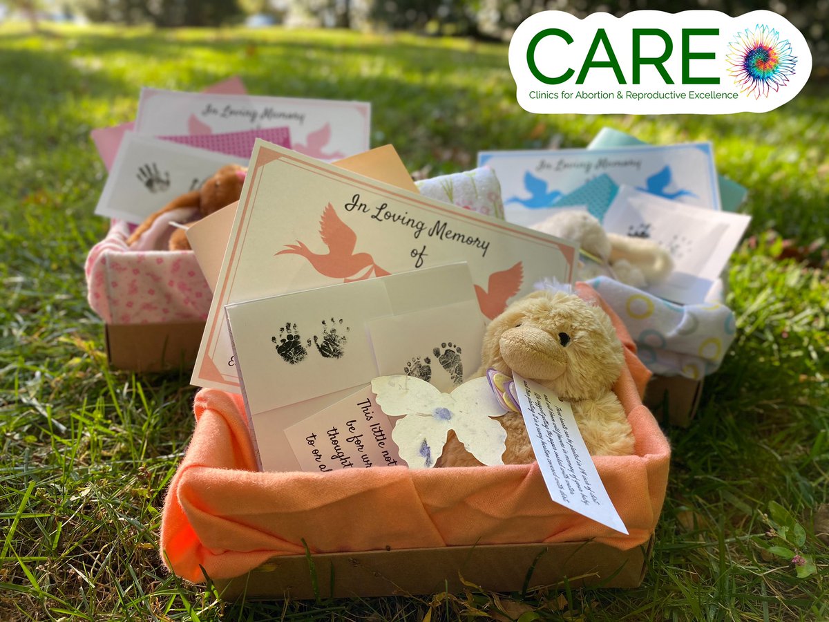 Abortion experiences are incredibly dynamic. View some of the remembrance boxes we can provide for patients. #abortions #abortioncare #publichealth #feminism #healthcare #lateabortion