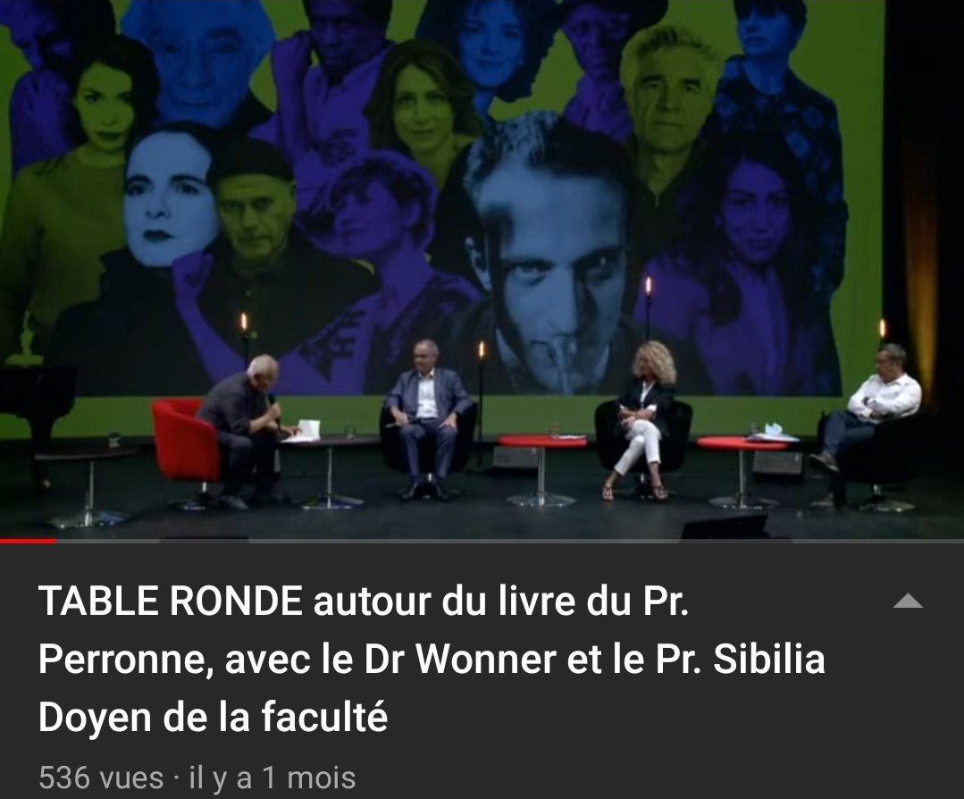 Beaucoup ont bien évidemment des liens entre eux se déroulant sur plusieurs mois :- @xazalbert et  @silvano_trotta (Interview et articles)<1>- @silvano_trotta et Pr Perronne (Itw sur la chaîne YouTube de Trotta)<2>-Pr Perronne et  @MartineWonner (Table Ronde)<3>