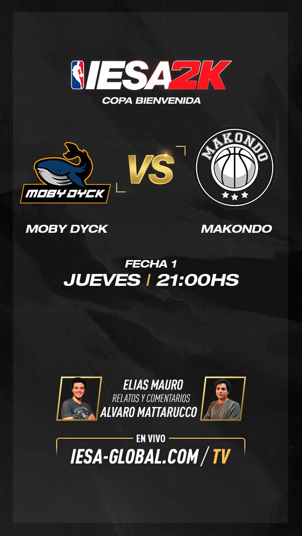 MobyDyck2k's tweet photo. Debut en la copa bienvenida de @IESA2K 
Juega el glorioso
21:00
#GOMOBY https://t.co/c5p6yH2Bez