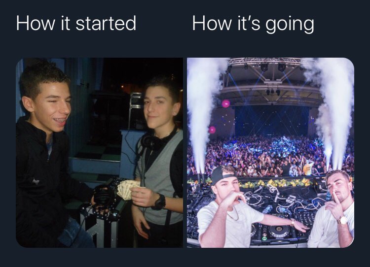RiggiandPiros's tweet photo. From djing sweet 16’s to playing sold out concerts, there’s never a day we forget where we came from. 🖤 Love you all so much..let’s keep taking over 🔥💪🏼 https://t.co/gW6iItrdEi