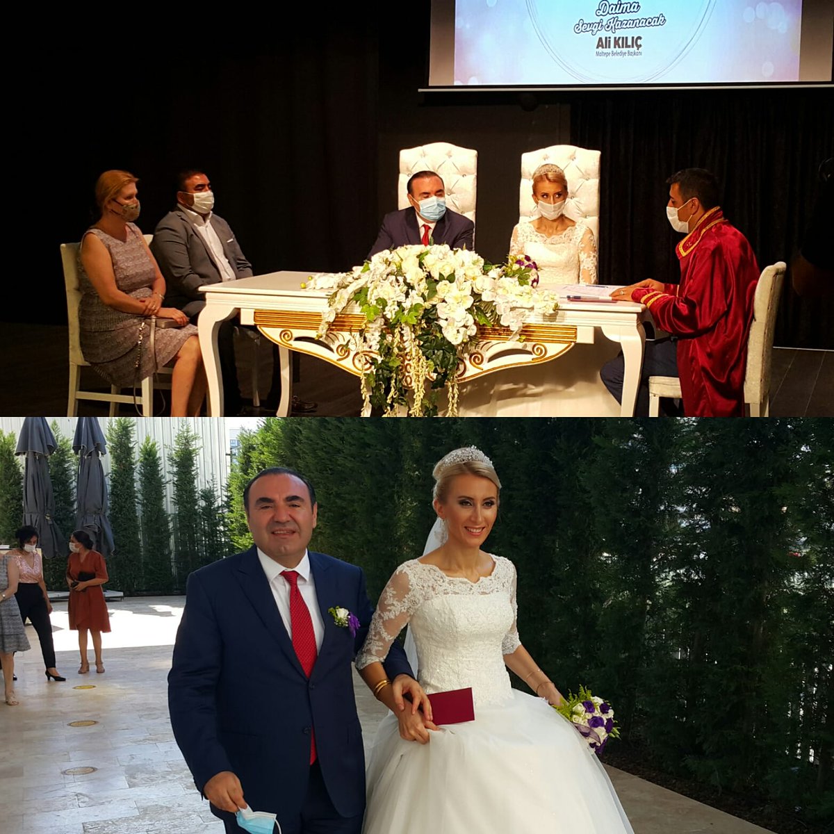 GEÇTİĞİMİZ HAFTA DUYGU HANIMLA HAYATINI BİRLEŞTİREN HEMŞERİMİZ DİŞ DOKTORU DÜNDAR ÖZBAYLAR HOCAMIZA VE DEĞERLİ EŞİNE MUTLULUKLAR DİLİYORUZ.MALTEPE CUMHURİYET KÜLTÜR MERKEZİ NİKAH SALONUNDA GERÇEKLEŞEN NİKAH TÖRENİNDE NİKAH ŞAHİTLİĞİNİ DR.E. ERSEZEN VE İŞADAMI ABİŞ HOPİKOĞLU YAPTI