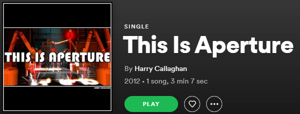 #3 - This Is Aperture - Harry Callaghan