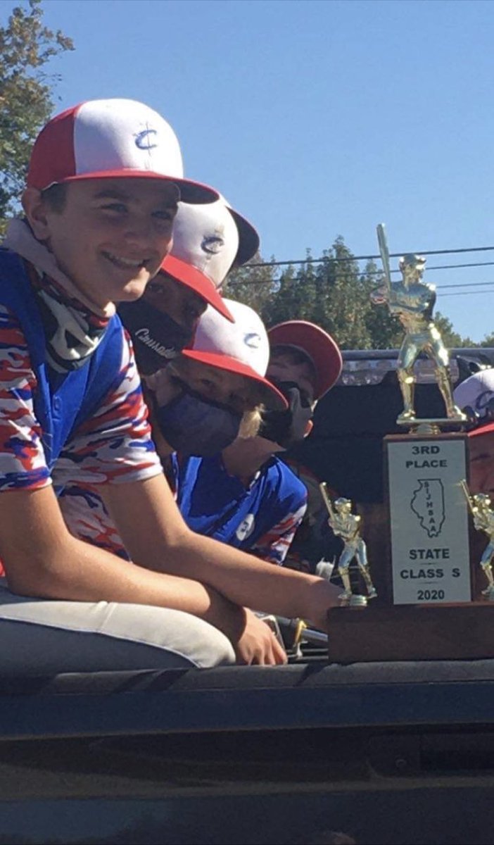 SIProspects's tweet photo. Congratulations to SI Prospect Harper Shoemaker on his 3rd place finish in the SIJHSAA State Tournament with Our Lady of Mt Carmel JH!! Harper is on our 13U SI Prospects-Peterson team. https://t.co/PAQJqoTvSa