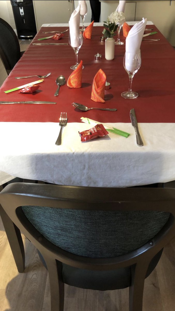 CareHalcyon's tweet photo. Our residents are being treated to a fine dining,  Chinese takeaway experience tonight 🥢🥡🍪 https://t.co/WOaPlboc3q