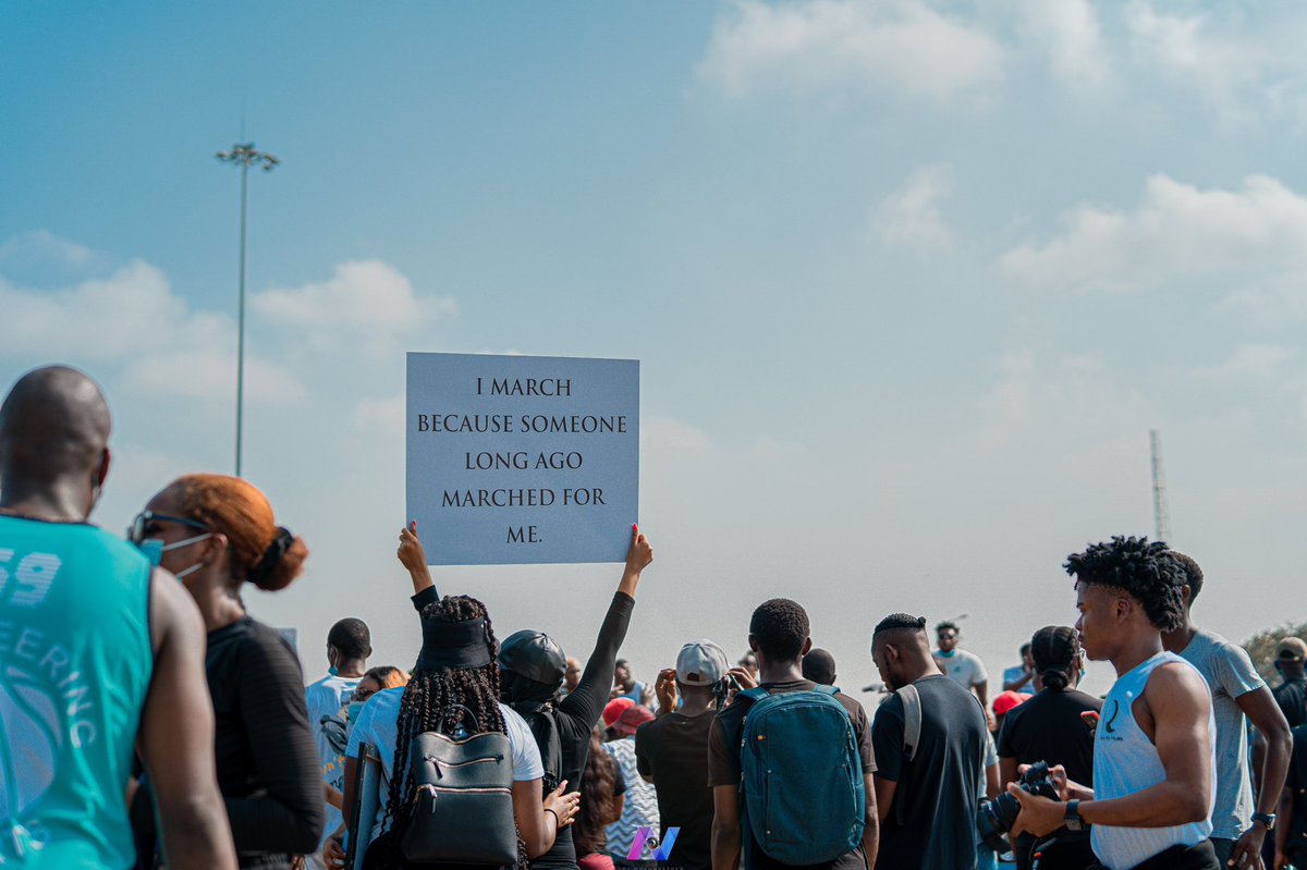 Different individuals coming together, but the message remains the same 
#EndSarsNow #SARSMUSTEND