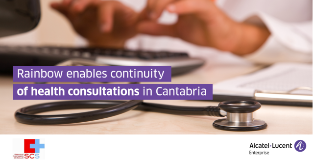 LinneMichael's tweet photo. In Cantabria, Spain, 600,000 patients and 6000 medical personnel will benefit from video teleconsultations via Rainbow by @ALUEnterprise. Read the press release to learn how. https://t.co/wICHGPgiGR https://t.co/dDPRHm2hFP