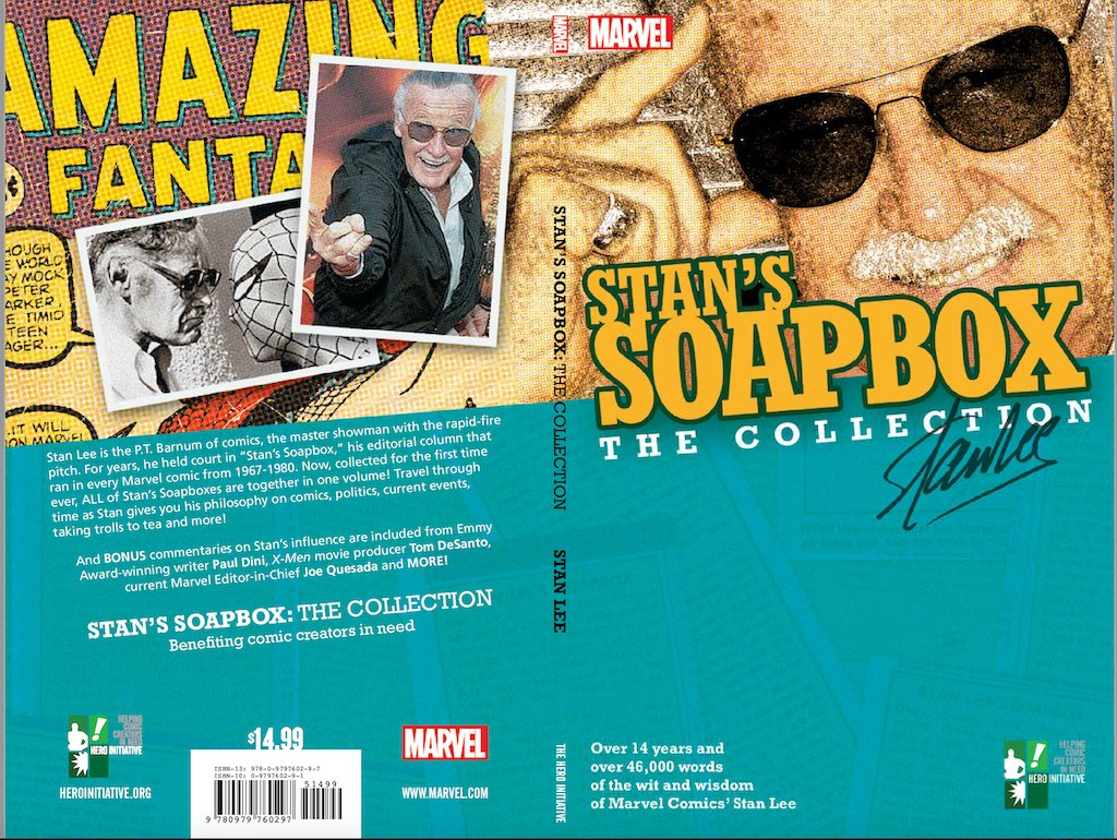 The THIRD printing of Stan's Soapbox: The Collection is in stores NOW! Please grab your copy at your favorite comic store! We know that both @flycojoe's Flying Colors Comics in Concord, CA and @Earth_2_Comics with two Los Angeles locations have copies in BIG supply!