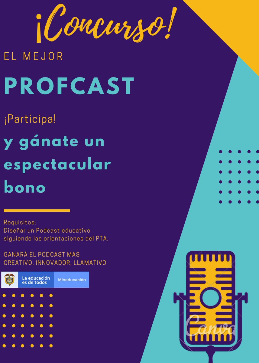 karizaperez's tweet photo. Podcast educativo como una oportunidad para aprender en cualquier lugar! 🎙️ Y los docentes de la I.E.D. Para el desarrollo Humano están listos para esta maravillosa experiencia. https://t.co/sRz94UeFj4