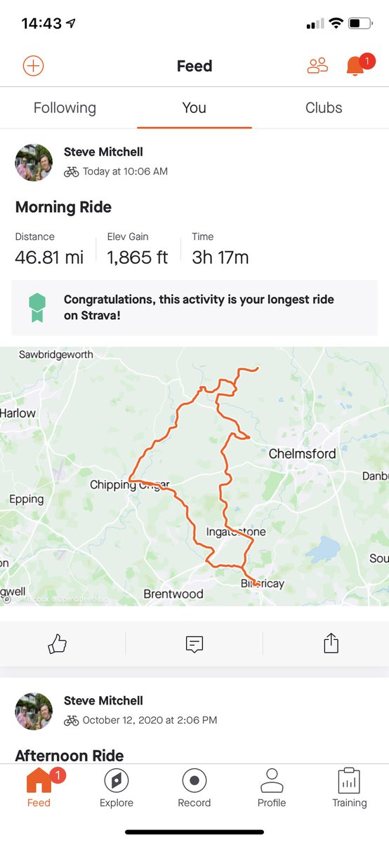 mitchskills's tweet photo. How it started &amp; how it’s going 🚲  Rusty mountain bike (April) to beautiful Orbea hybrid (July) to longest cycle out into Essex countryside today with @Jlyons1978 as part of collaborative catch up on all things sport, people &amp; entrepreneurship https://t.co/GqxFs8O9mR