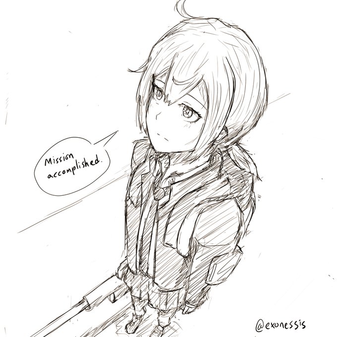 Headpat the m200

#GirlsFrontline #少女前線 #ドールズフロントライン #sketch #落書き #rkgk #m200 