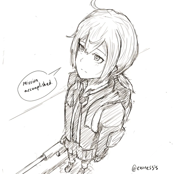 Headpat the m200

#GirlsFrontline #少女前線 #ドールズフロントライン #sketch #落書き #rkgk #m200 
