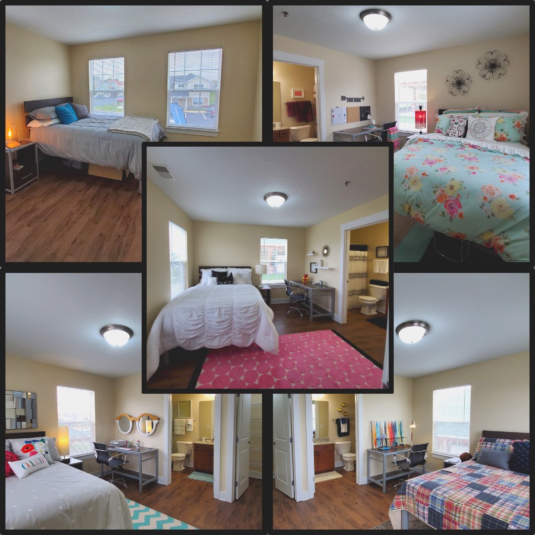Our 5x5 cottages are filling fast! 🏡

Want one of these luxurious bedrooms for you and four friends? Fill a 5x5 cottage and receive a rate of just $599/mo. Not bad for all that space!

Come by our leasing office for a tour today and snag one of these homes before it's too late!