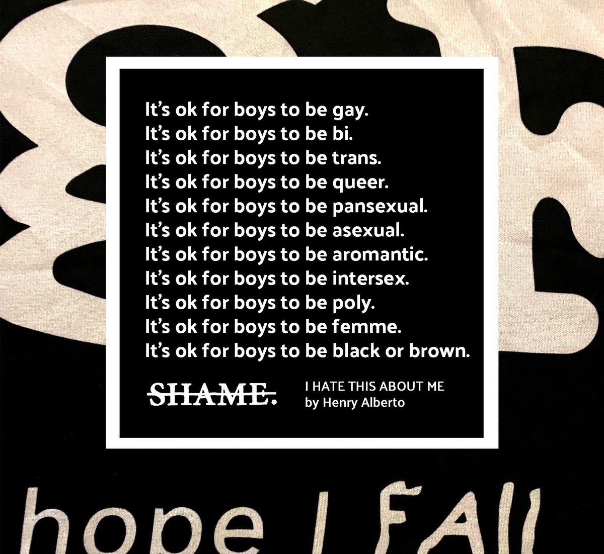 Sticker I designed for the 2nd Edition of I Hate This About Me by @itshenryalberto