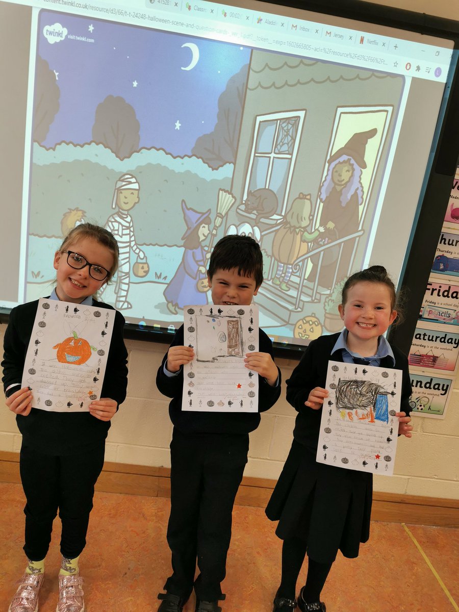 MsKane1stclass's tweet photo. Halloween Story Writing 😊 https://t.co/W2Jc5yb0hy