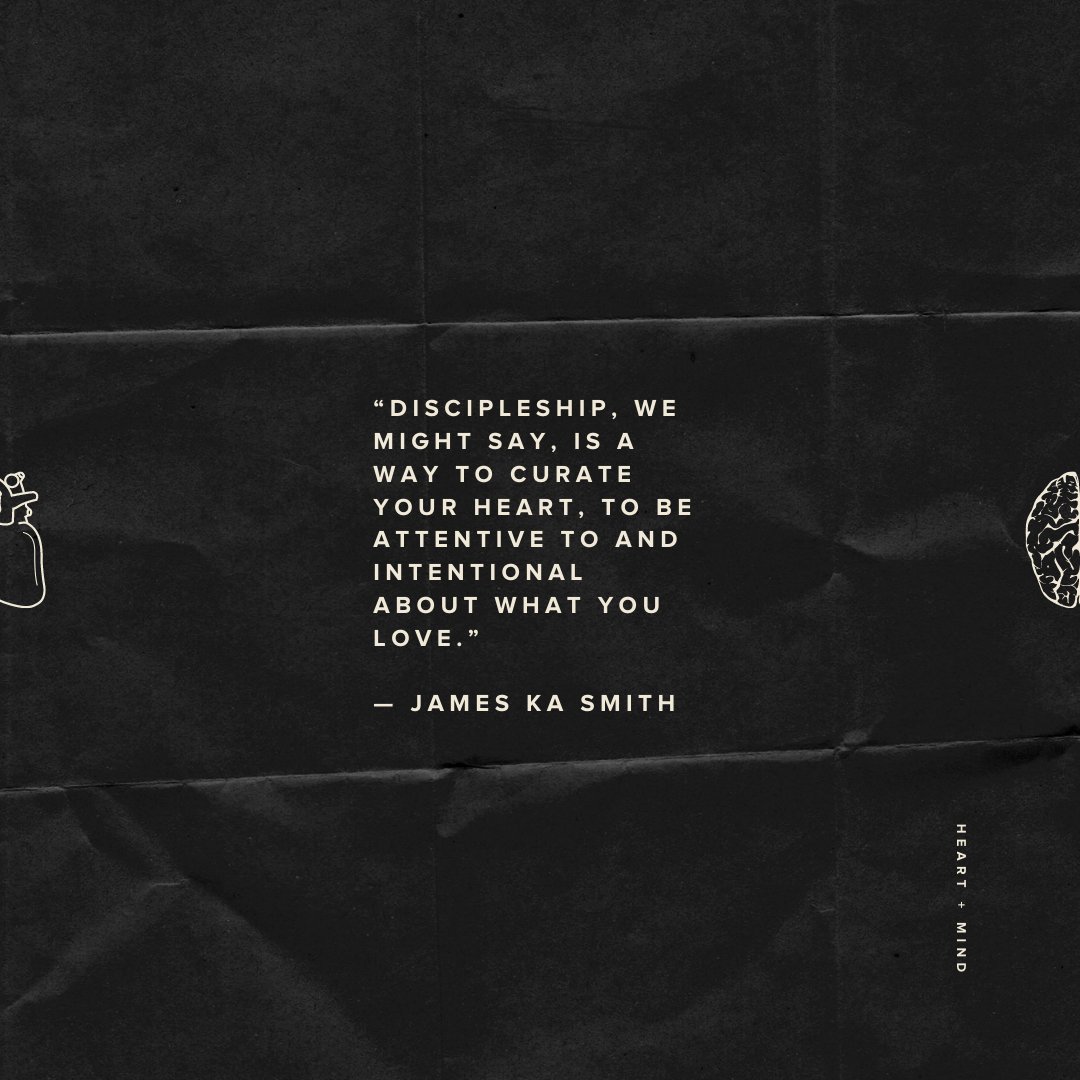 c3fortworth's tweet photo. “Discipleship, we might say, is a way to curate your heart, to be attentive to and intentional about what you love.”
― James K.A. Smith, You Are What You Love
#streetsandhearts #youmeus #c3fortworth #heartandmind #patternsofjesus #fortworth https://t.co/2X8rTnDEIb