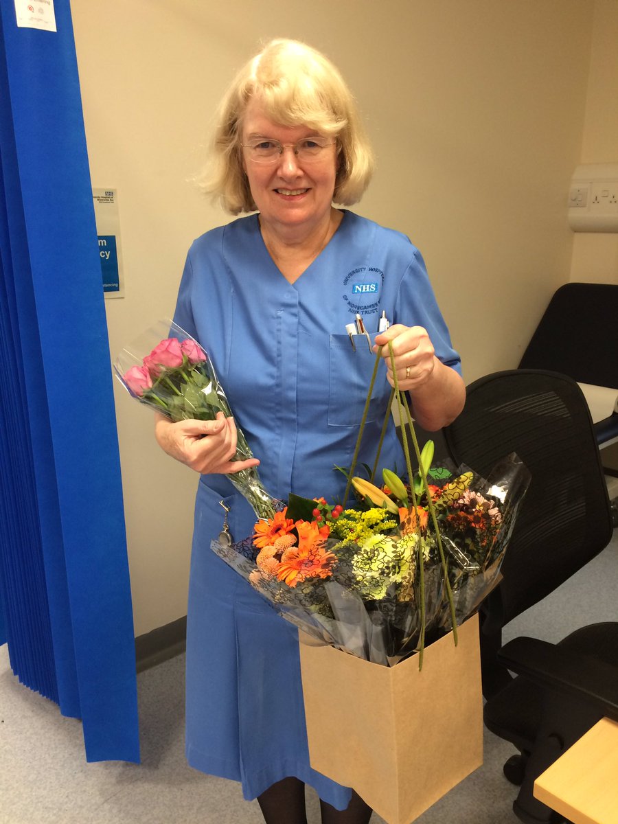 Sue retiring today, been a dedicated nurse for 47 years, AMAZING XX Thankyou Sue
