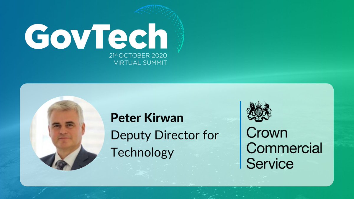 DigiGovExpo's tweet photo. Great to have insights from Peter Kirwan from @gov_procurement at #GovTech2020 covering the Impact on Technology and Innovation post Covid19 and the Need to Adapt.

View the full agenda for 21st Oct. here - https://t.co/9Du4NOQt6J

#Innovation #G-Cloud #procurement https://t.co/cPAjen8tX0