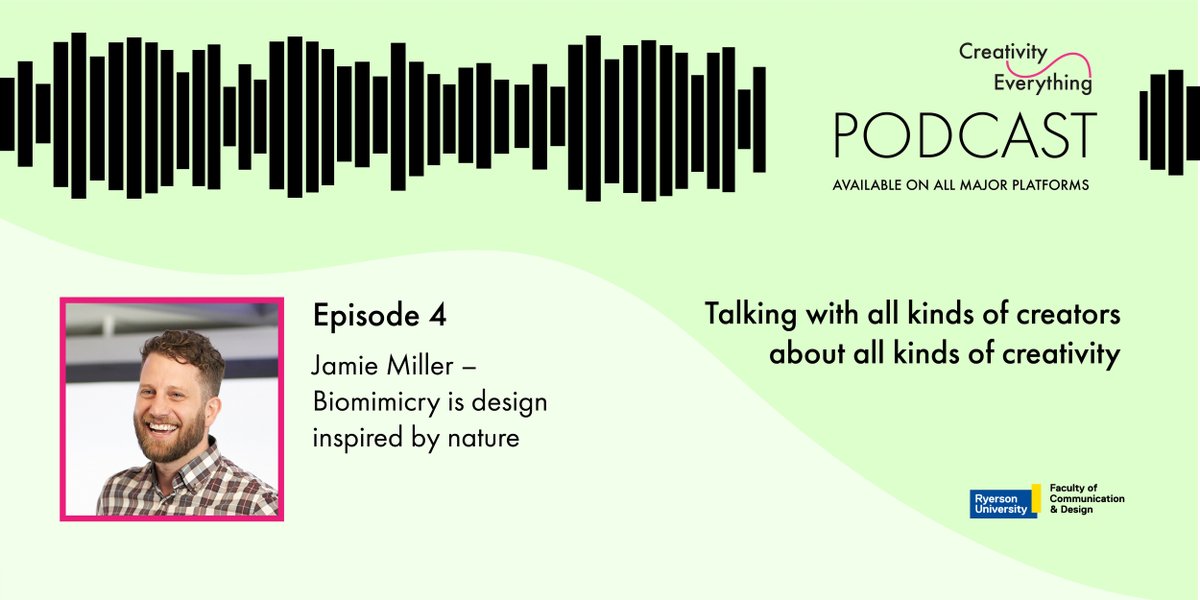 davidgauntlett's tweet photo. We made a podcast about creative people and their creative processes! Hosted by @CamilleeFavreau.⁠
⁠
Episode #4 is a fascinating conversation with Jamie Miller on using the genius of nature to solve problems creatively.⁠

https://t.co/nBv4wEJzUq https://t.co/EIEYLWxNLO