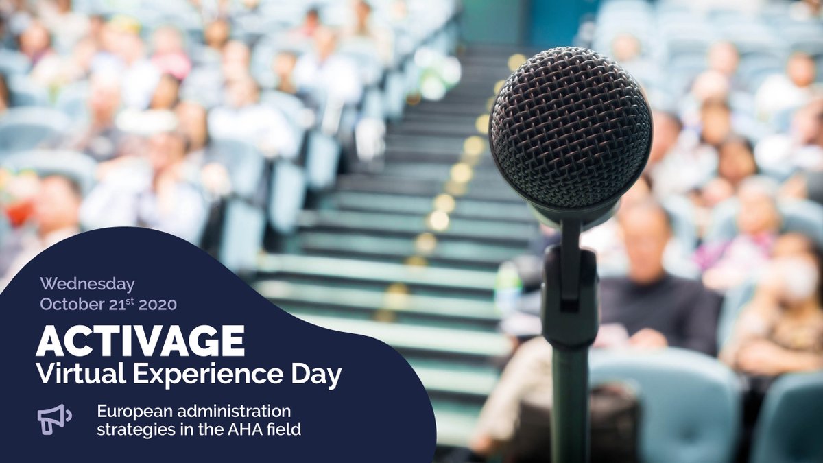 ACTIVAGEproject's tweet photo. Don't miss the ADMINISTRATIONS DEBATE led by Germán Gutiérrez from @MedtronicES where representatives from 4 #European countries will share their plans and vision for providing #activeageing services at large-scale level. Register here 👉 https://t.co/K9mS1lHKtZ #ACTIVAGEbigday https://t.co/wCt30FLcT7
