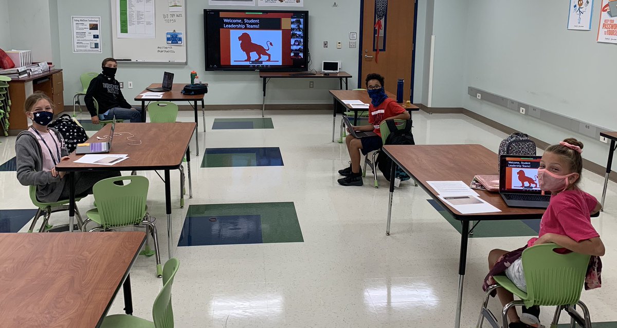 ToniPrice2's tweet photo. McClure’s StuCo officers are ready to learn about being leaders of our school! #mccluremarshals https://t.co/dC5E6ojqeA