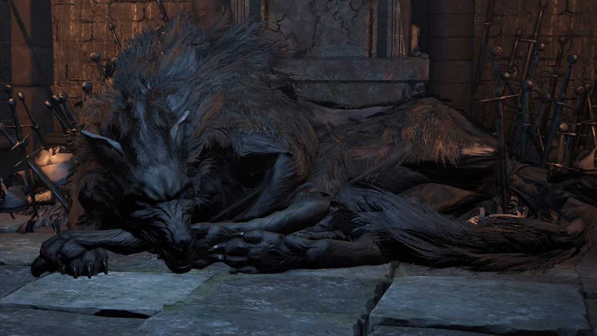 CanYouPetTheDog's tweet photo. You cannot pet the dog in Dark Souls 3 https://t.co/ICUmk9UQus