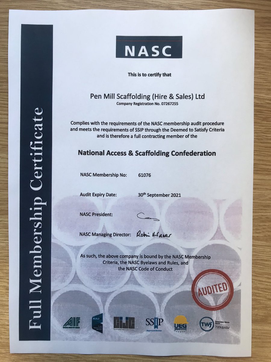 Pen Mill Scaffolding tweet media