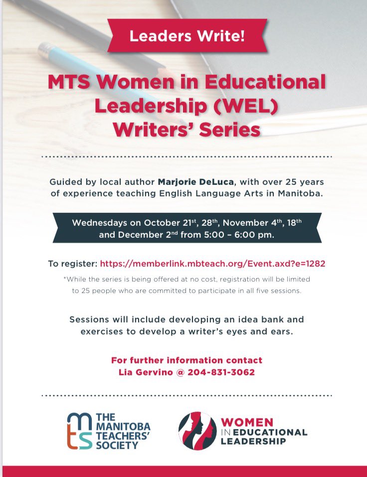 Saschasepp's tweet photo. Check it out! This opportunity starts next week and it is free! #coslmb #writing @COSLMBCA @mbteachers https://t.co/TvbLgUImNn